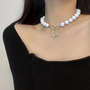 Radiant Star Pearl Necklace