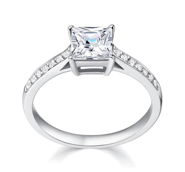 The Caliope Princess Cut Ring